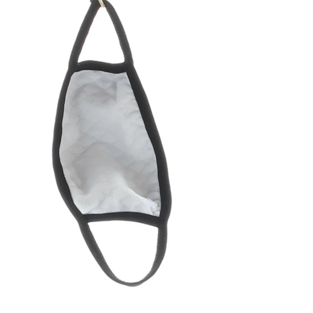 Face Mask Black Washable 3 ct - New